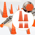 22 Pieces Hydraulic Oil Service Plugs Practical Drip Resist Orange for Lines Kitchen Drain Source Plugging Mechanical Irrigation Zpaxo Default Title