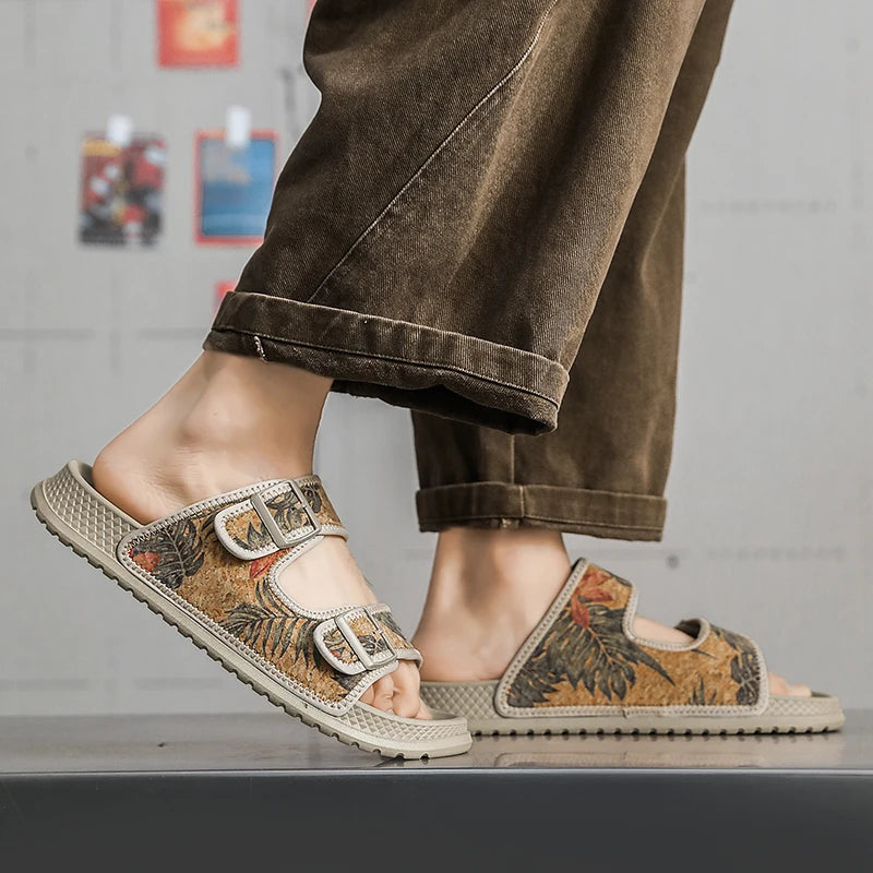 Men's Slippers Comfortable Lightweight Soft Sole Casual Slides Indoor