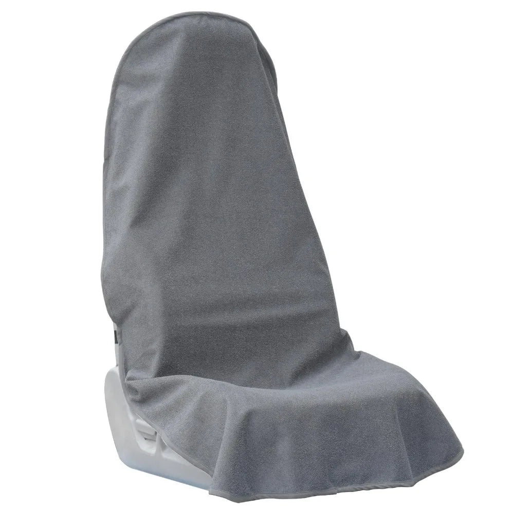 Machine Washable Car Seat Covers Sweatproof Non-slip Backing Zpaxo Grey