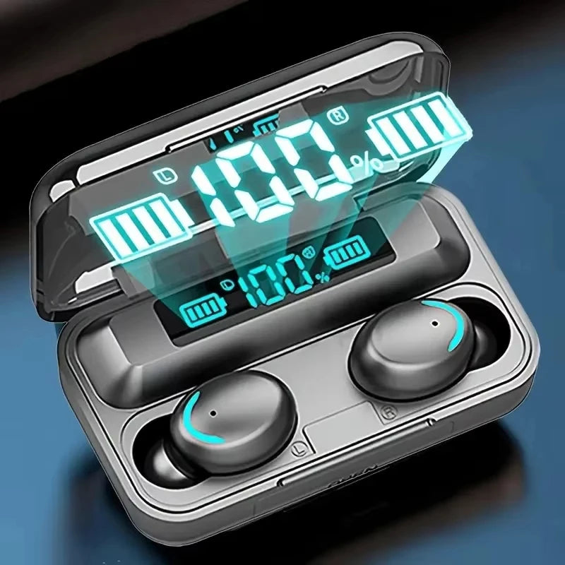 Wireless Bluetooth Earphones TWS Headphones LED Digital Display Binaural Headset Waterproof HD Calling Noise Reduction Headphone Zpaxo