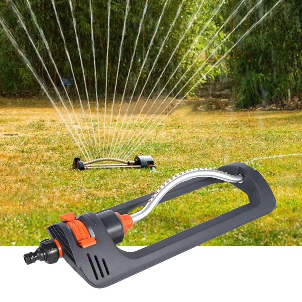 Automatic Oscillating Sprinkler 4 Modes Aluminum Tube Swing 19 Hole Zpaxo