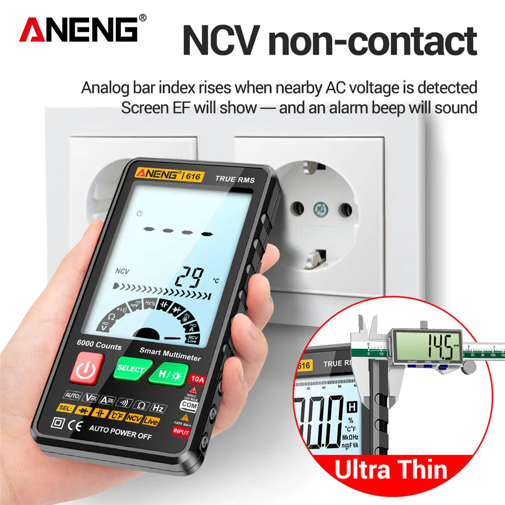 ANENG 616 Large Screen Tool AC DC Voltage Current Tester Digital