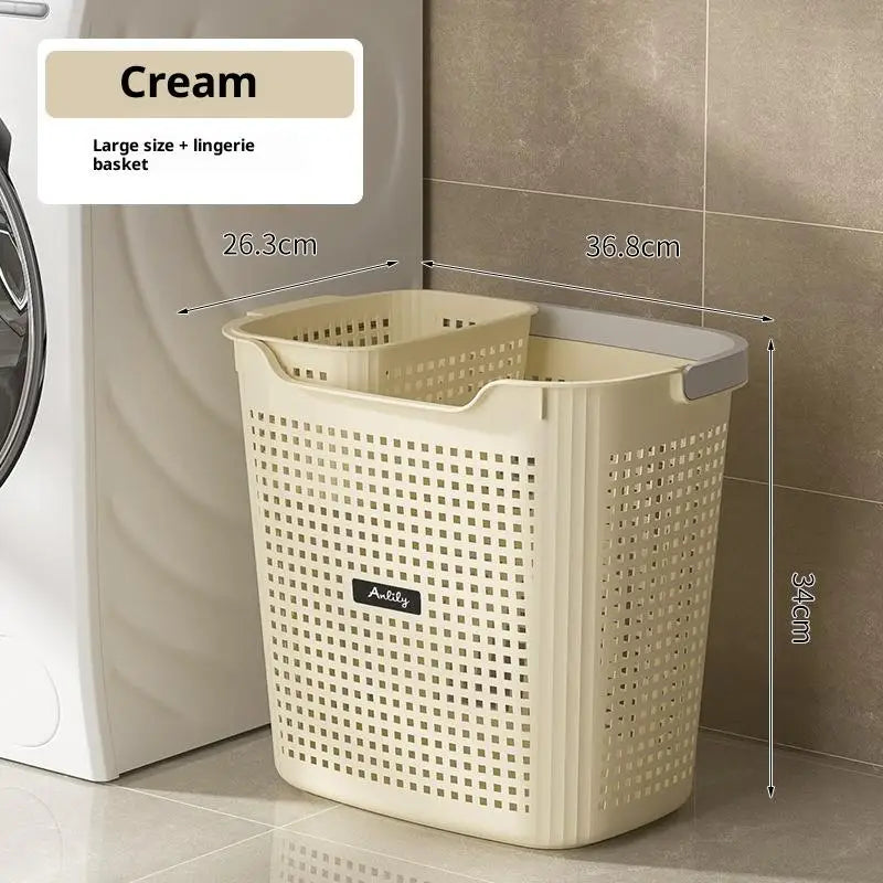 Multi-size Large Capacity Laundry Storage Dirty Clothes Basket Handle Zpaxo Yellow S L