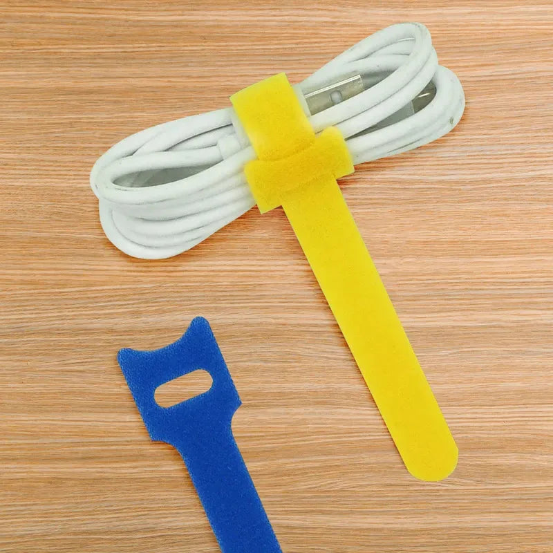 Releasable Nylon Cable Ties – Reusable Wire Organizer Straps
