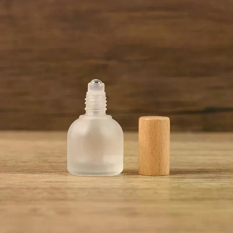 Glass Roller Bottle Perfume Roll Mini Essential Oil Containers Sample Zpaxo
