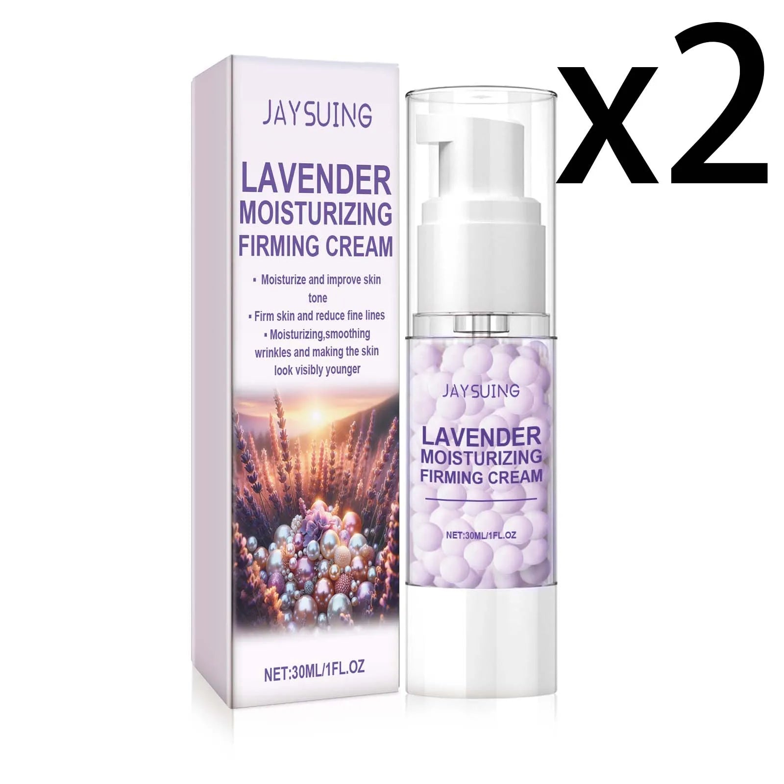 Pearl Face Cream – Hyaluronic Acid, Brighten & Anti-Aging 30ml Face Moisturizer Cream Zpaxo 2x30ml 30ml