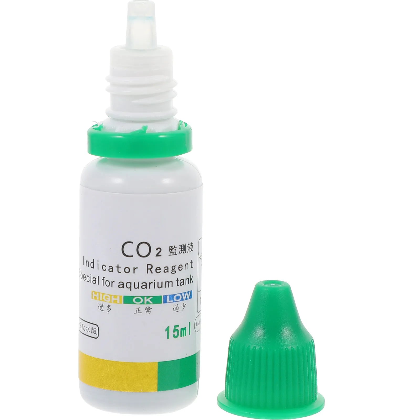 1 Bottle Co2 Indicator Solution Aquarium Fish Tanks Water Testing