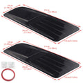 Accessory False Air Outlet Exterior Universal Hood Retrofit Design Zpaxo Black