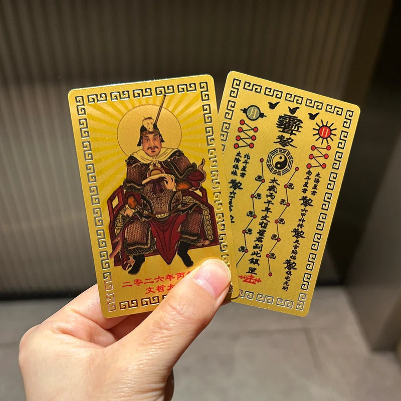 1 2 2026 Tai Sui Card Taoism Amulet Bring Good Luck Wealth Feng Shui Zpaxo