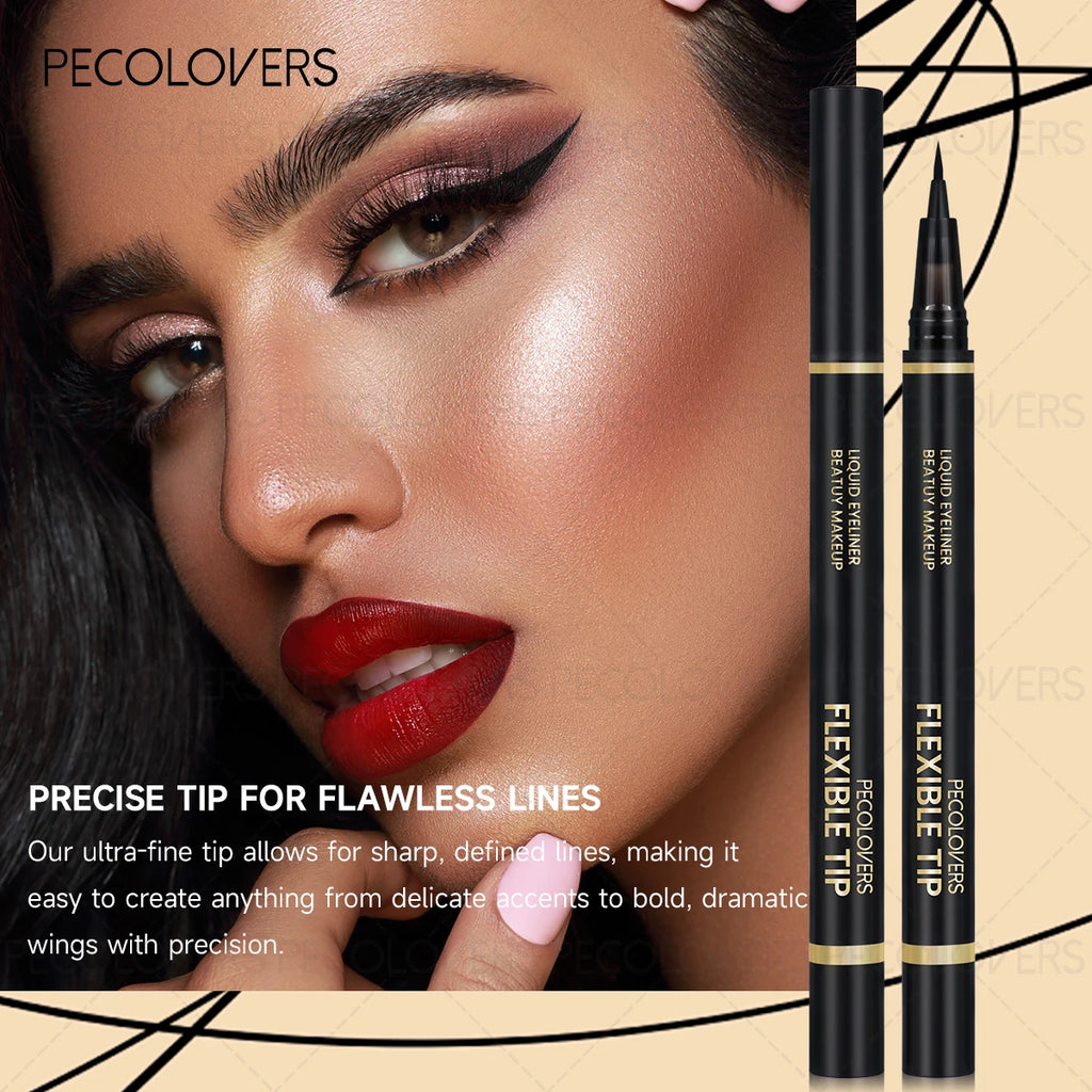 3PCS Ultrafine Liquid Eyeliner - Waterproof, Anti-fouling, Silky, Quick-drying, Durable, for Precise Eye Makeup Applications Zpaxo