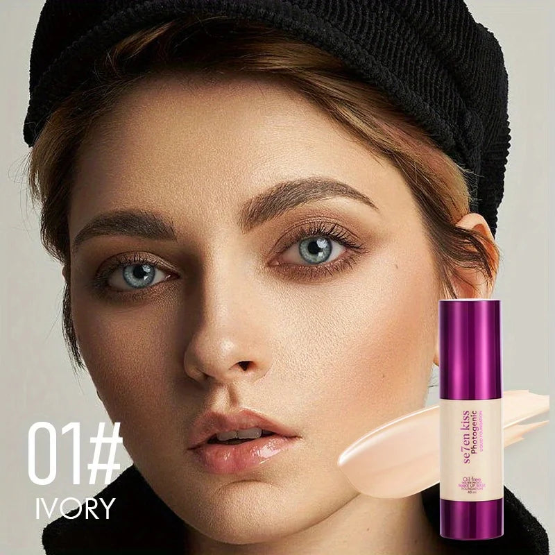 Press-type temperature-changing liquid foundation, long-lasting hydration, moisturizing, concealer, barrier cream bb cream Zpaxo 01