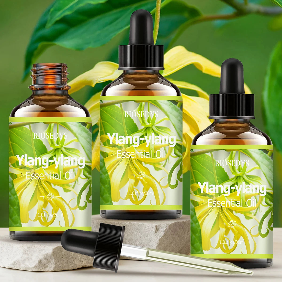 YLANG Essential Oil Natural Fragrance Suitable Body Massage Zpaxo