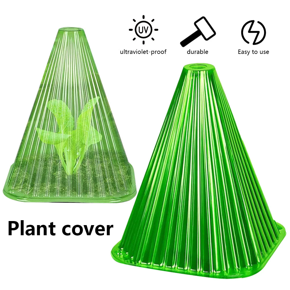 5/12/15/21/25/31 Pcs Plant Covers Plant Bell Cover Bell Jar Cloches Protects Plants From Birds Frost Snails Etc Zpaxo
