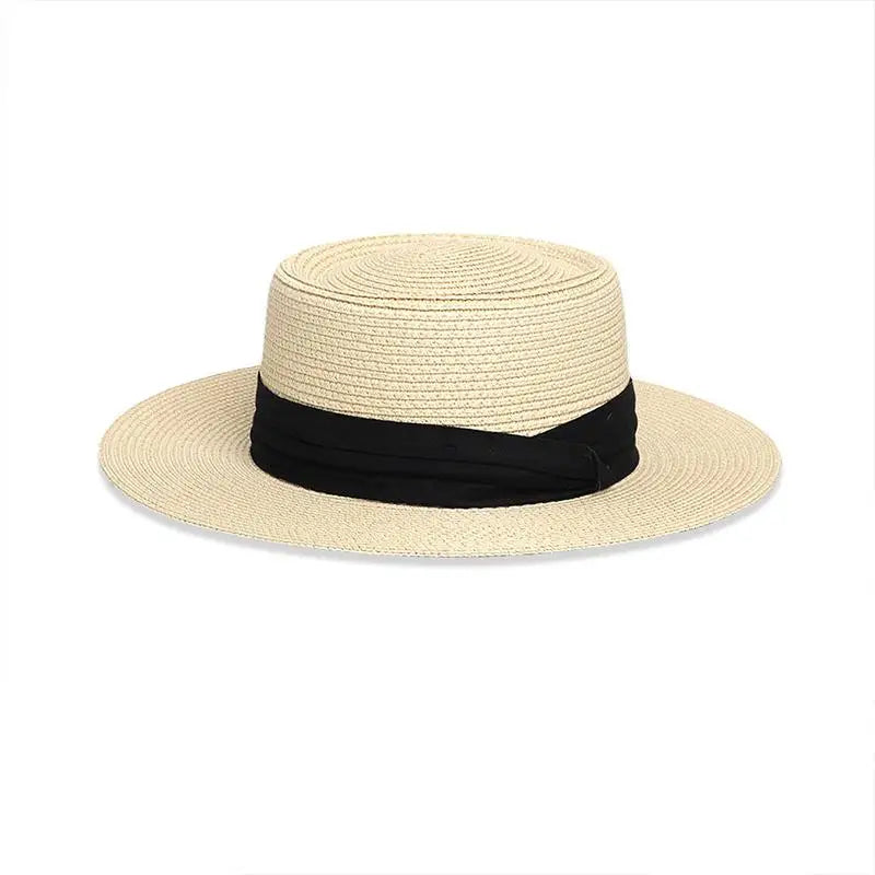 Wide Brim Panama Straw Hat – UV Sun Hat for Beach & Travel