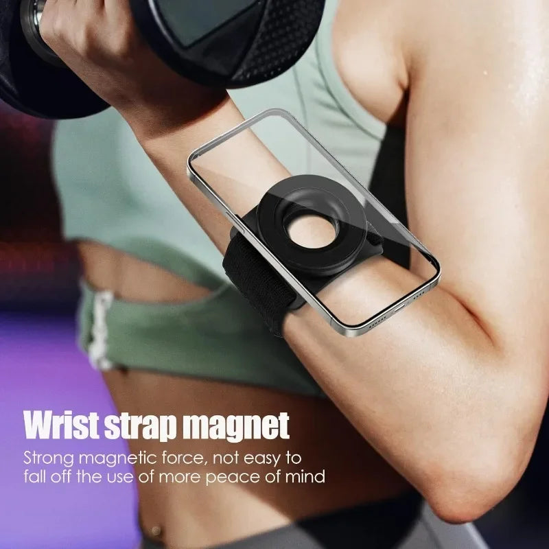Magnetic Arm Phone Holder for Running – iPhone & Samsung