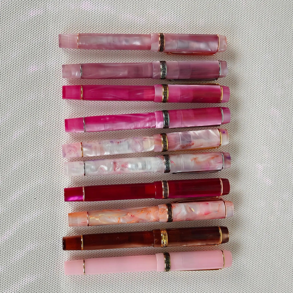 All Color Kaigelu 316 Smooth Acrylic Fountain Pen EF/F/M Nib Beautiful Marble Amber Pattern Ink Pen Writing Gift Office Business Zpaxo