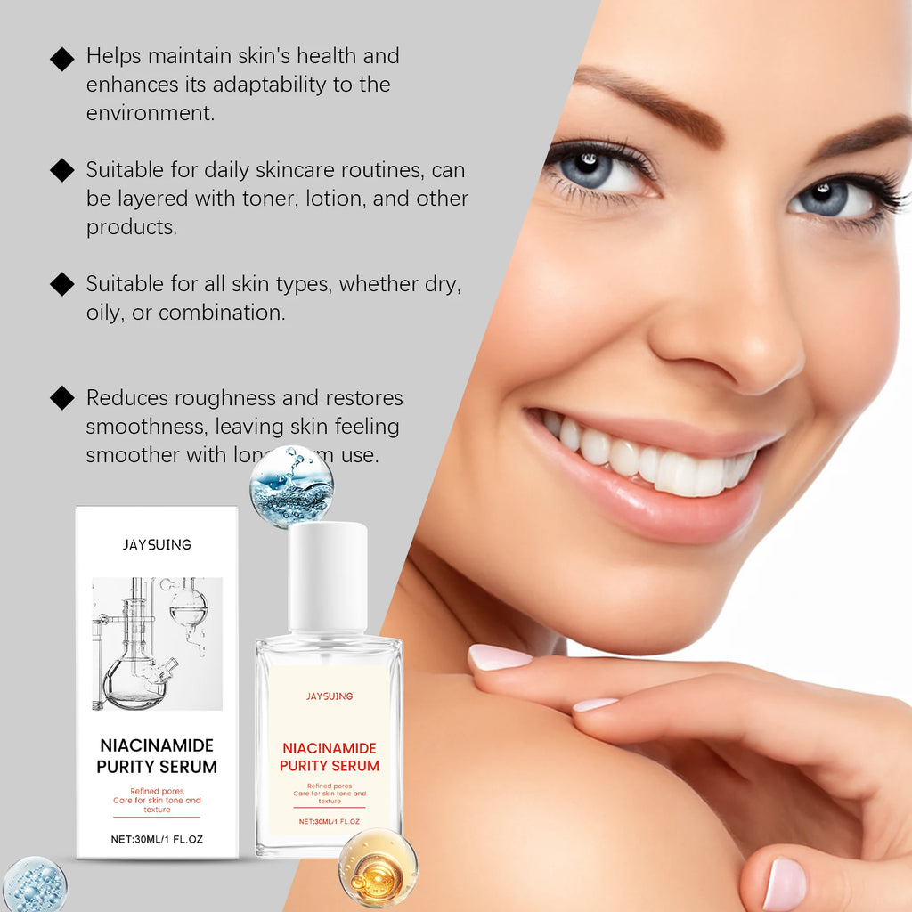 Nicotinamide Brightening Facial Essence – Glow Serum 30ml Brightening Face Serum Zpaxo