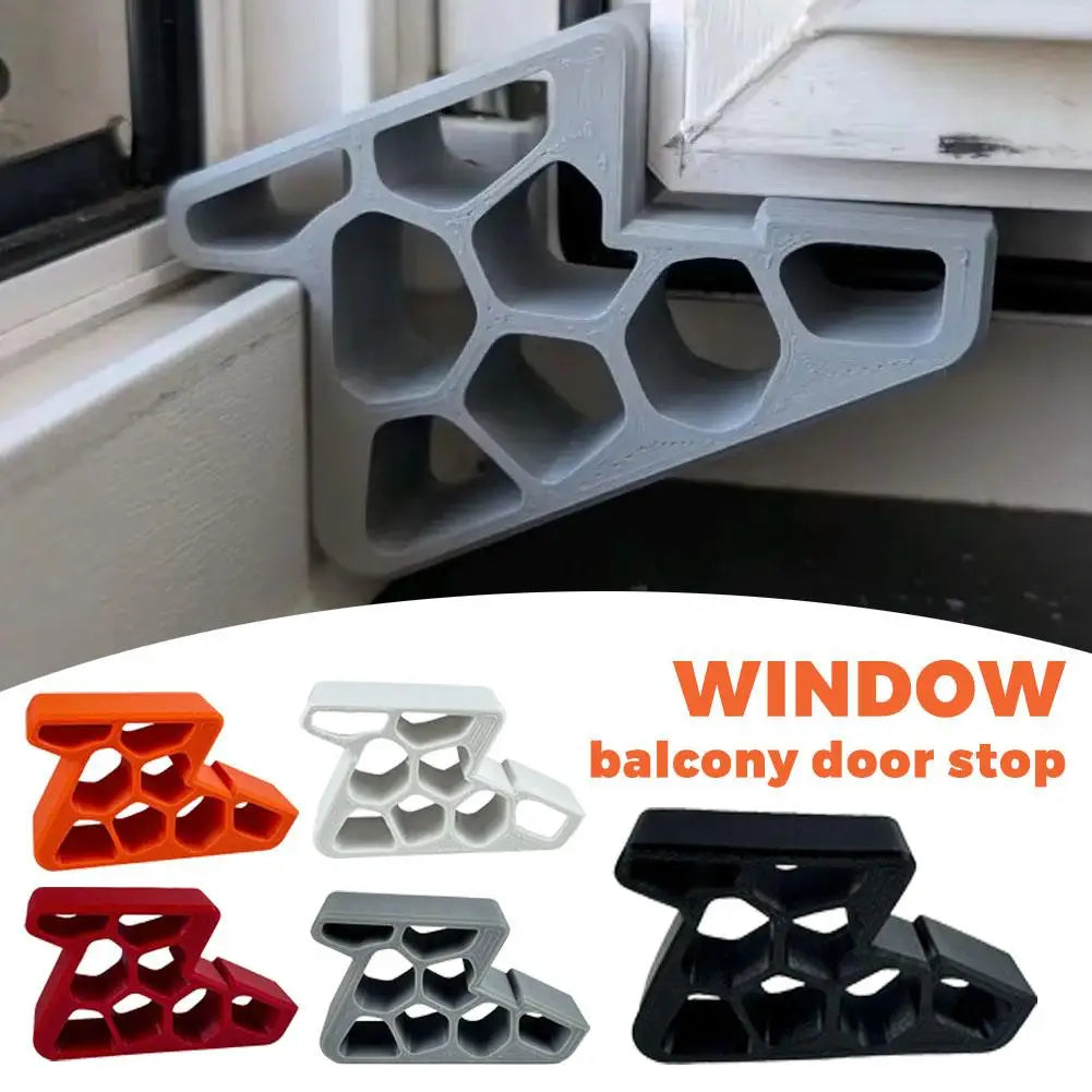 Non-Slip Balcony Window Door Window Balcony Door Stop Wedge Easy Sliding Window Locks Adjustable Home Office Bathroom Kitchen Zpaxo