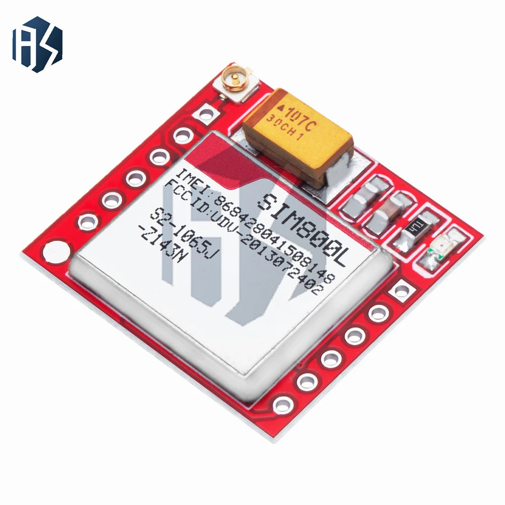 1PCS Smallest SIM800L GPRS GSM Module MicroSIM Card Core BOard Quad-band TTL Serial Port Zpaxo