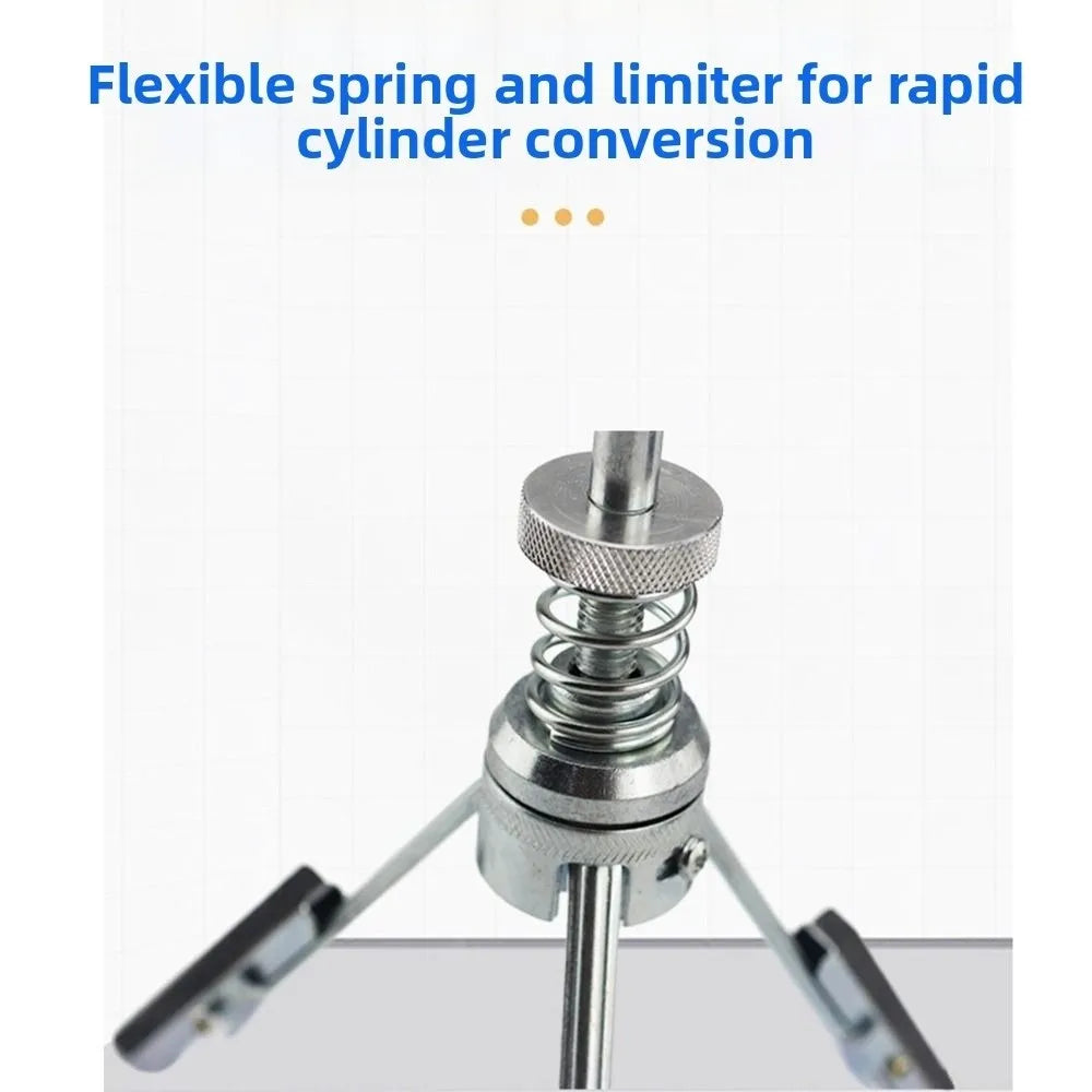 Flexible Engine Cylinder Hone 3 Jaw Shaft with Grinding Stones Cylinder Sander Adjustable Legs Long Stones Zpaxo