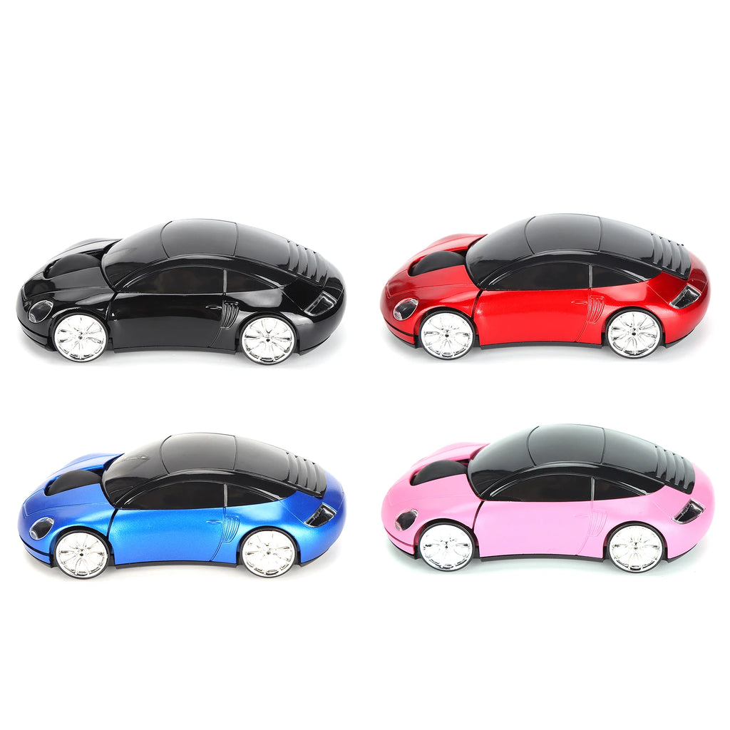 Laptop Mouse Smart Carshaped Portable Cordless USB Receiver Office