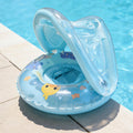 Sunshade Swim Ring Inflatable Pool Float Tube Swimming Circle