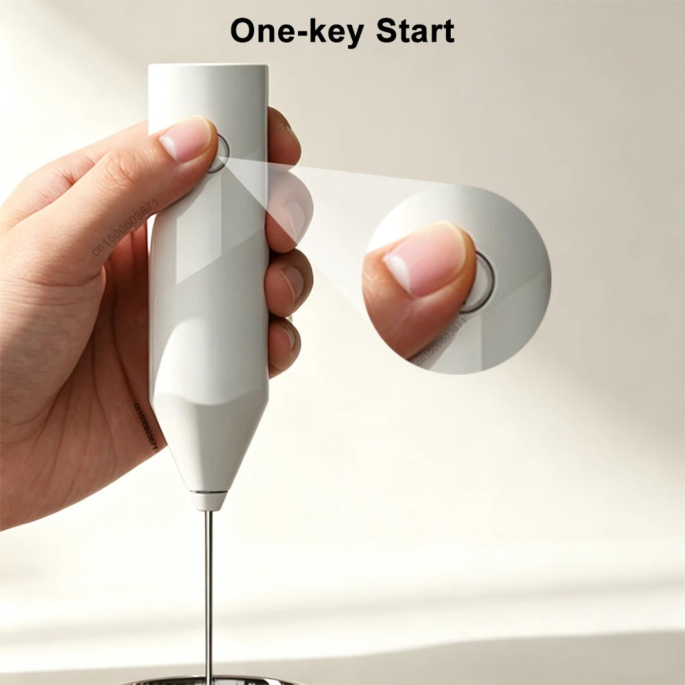 Mini Milk Foam Machine Wireless Frother Electric Handheld Blender