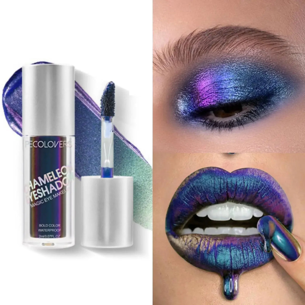 1 PC Powerful Color Chameleon Liquid Eyeshadow, Waterproof Sweatproof, Suitable for Bold and Exaggerated Makeup Zpaxo