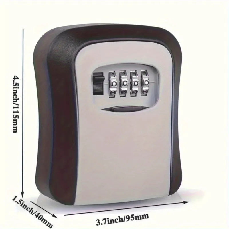 Ultra-secure Flip Key Safe Box Wall Mounted Storage Combination Lock