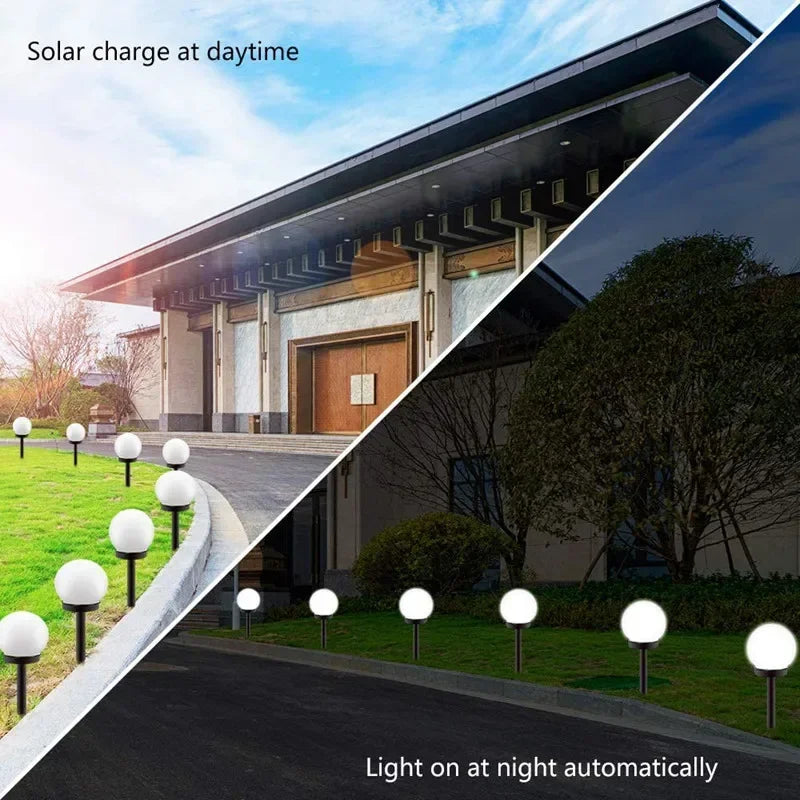 6-Pack Solar Pathway Lights – Waterproof LED Garden Stake Lamps
