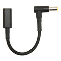 Type C PD Power Adapter USB C to DC 5.5x2.5mm Adapter Nylon Knitted 100W Dual Chip Safe USB C Female to Male Adapter for Laptop Zpaxo Default Title