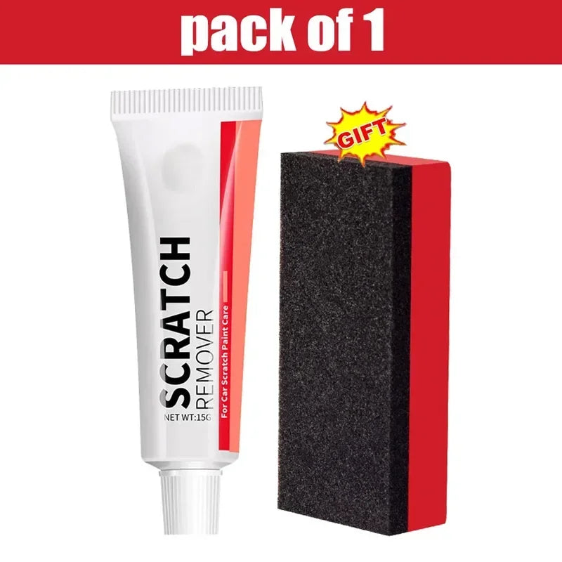 Car Scratch Remover Kit – Polishing Paste & Sponge