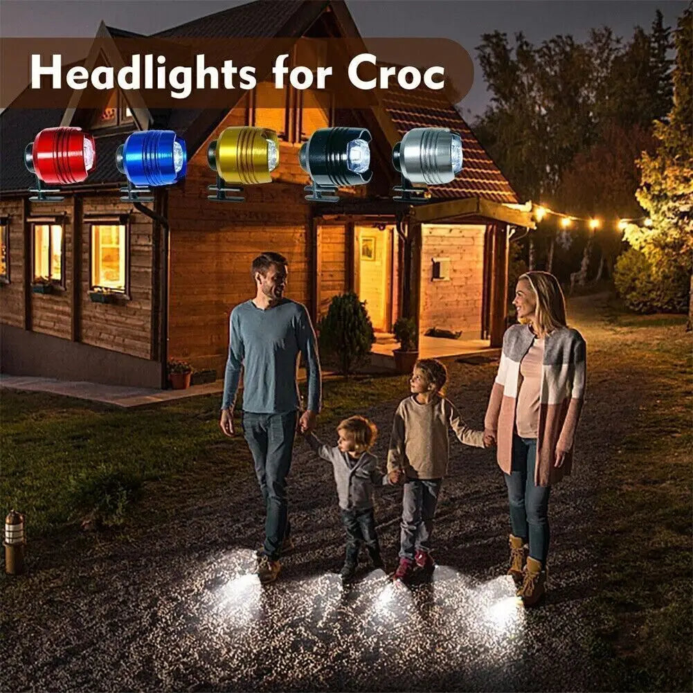 1 Pair Portable Spotlights Shoes Lights Camping Headlights Perfect