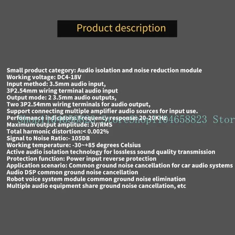SO Auditory Isolation Noise Reduction Module Car Home Systems Stable Zpaxo