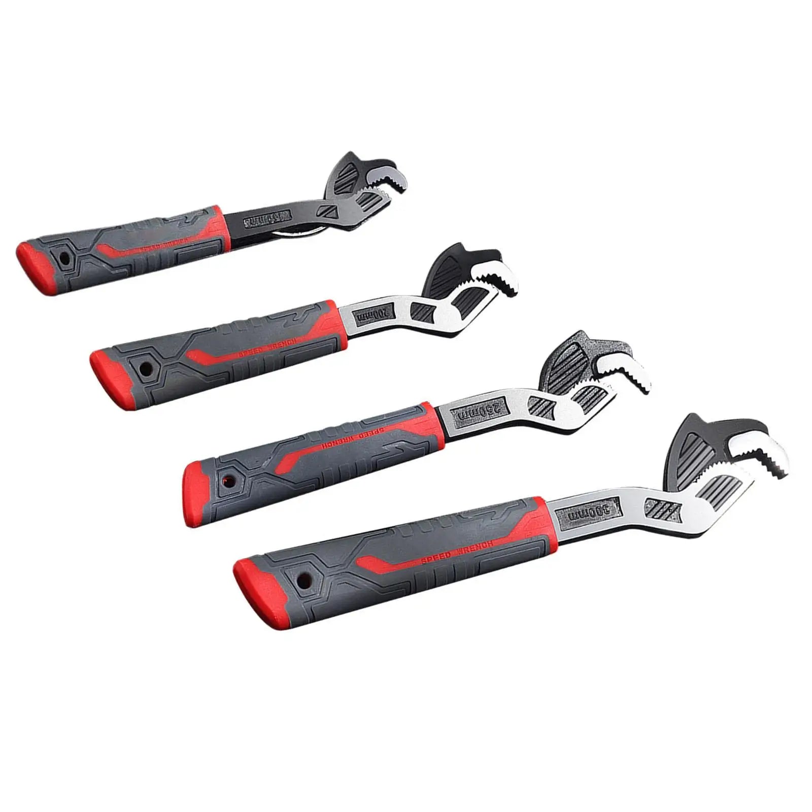 Self Adjustable Pipe Wrench Plumbing Wrench Tool Anti Slip Handle Heavy Duty Universal for Automobiles Tractors Practical Zpaxo