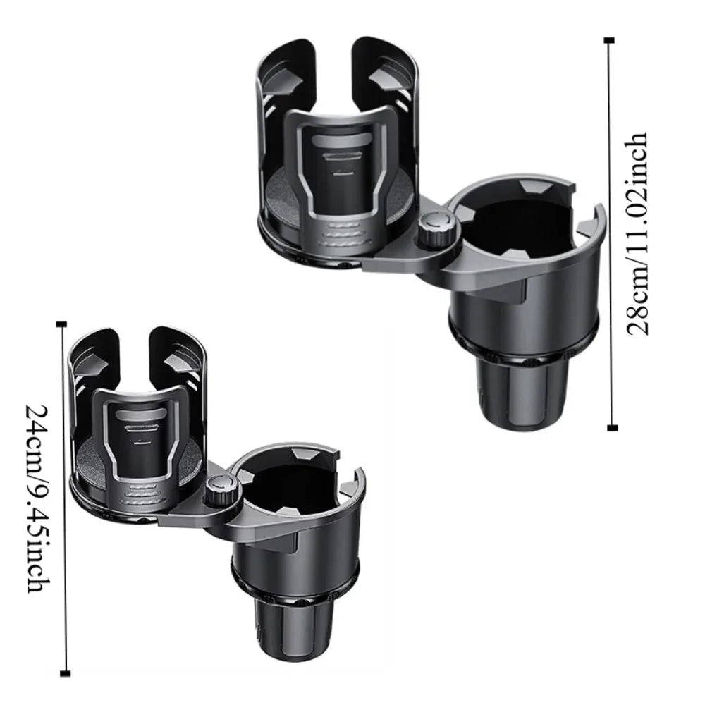 Multifunctional Cup Holder Expander Switch Lock Adjustable Base Cup Holder Extender Compact Design Stable Support Zpaxo