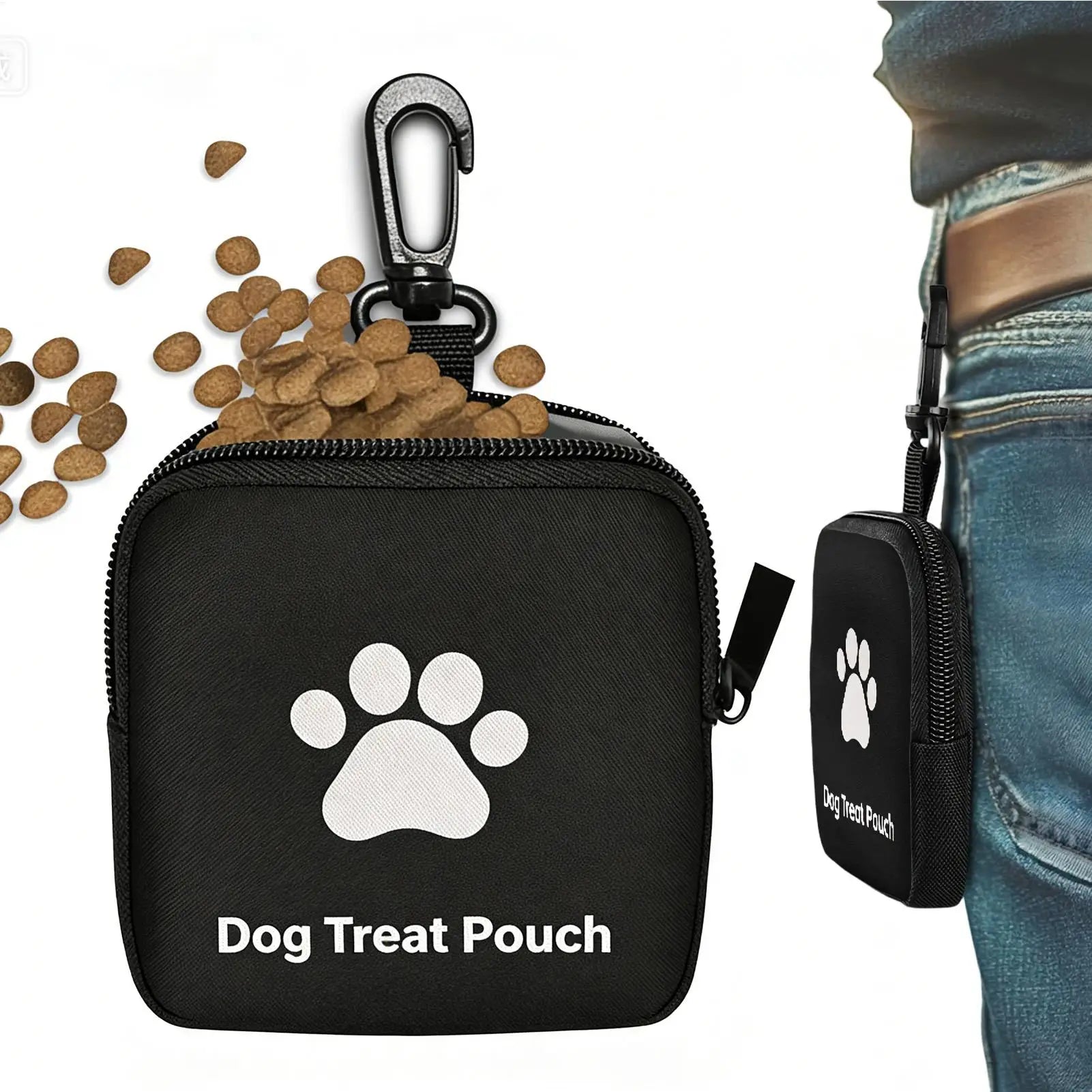 Dog Training Treat Bag Multi-functional pet bag Leakproof Portable Pet treats bag Train Snack Reward Waist Bag Pet supplies Zpaxo