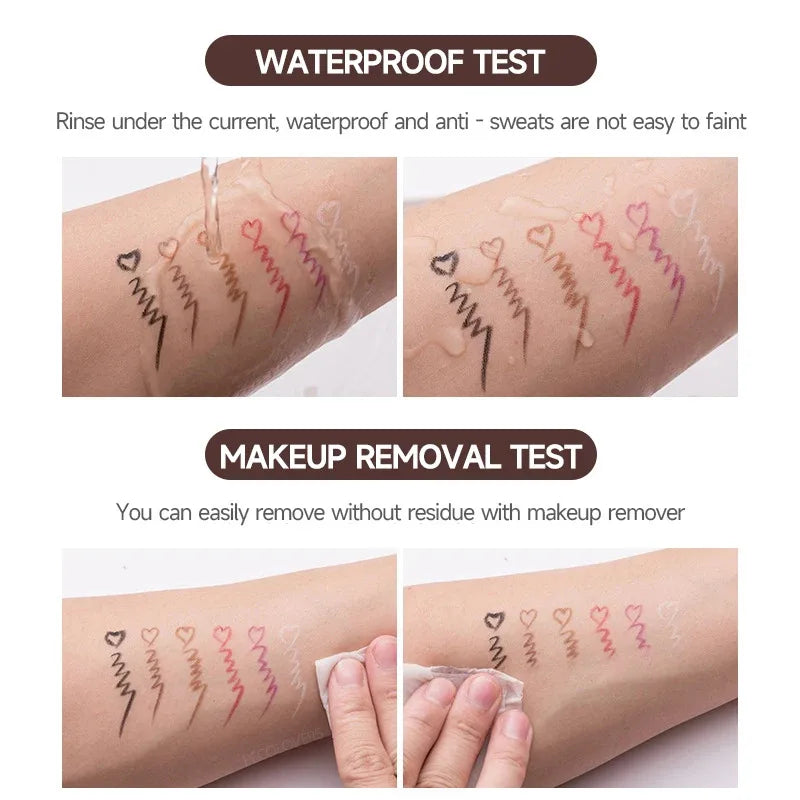 Waterproof Matte Eyeliner Pen, Quick Dry, Long-Lasting, Smooth Application, Perfect For Versatile Eye Makeup, Beauty Cosmetics Zpaxo