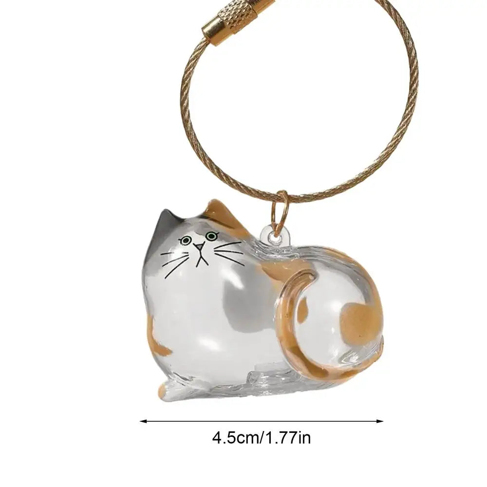 Cat Hair Storage Bottle Clear Mini Keepsake Container Pet Organizer Zpaxo C