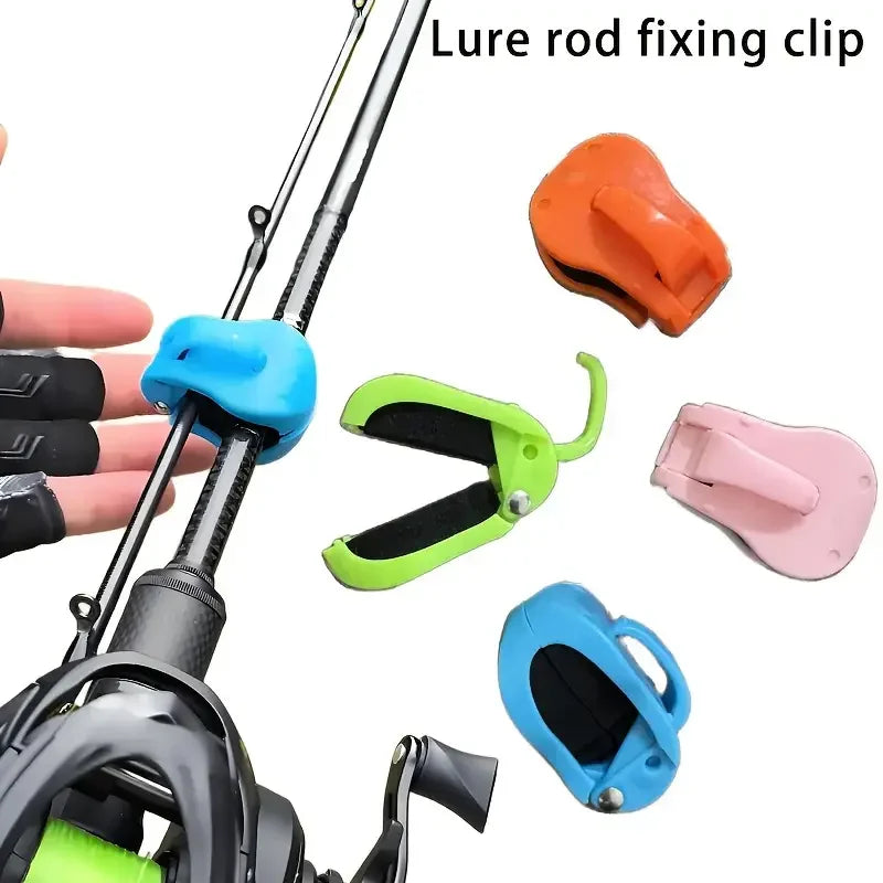 Quick-Attach Fishing Rod Clip – 1-Hand Tool-Free Holder 2/4 Pack