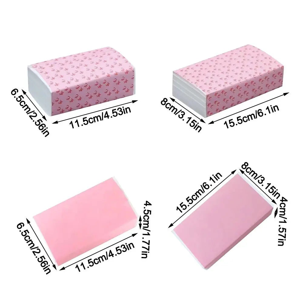100 Adjustable Hair Perm Papers Easy Clean Professional Highlighting Zpaxo