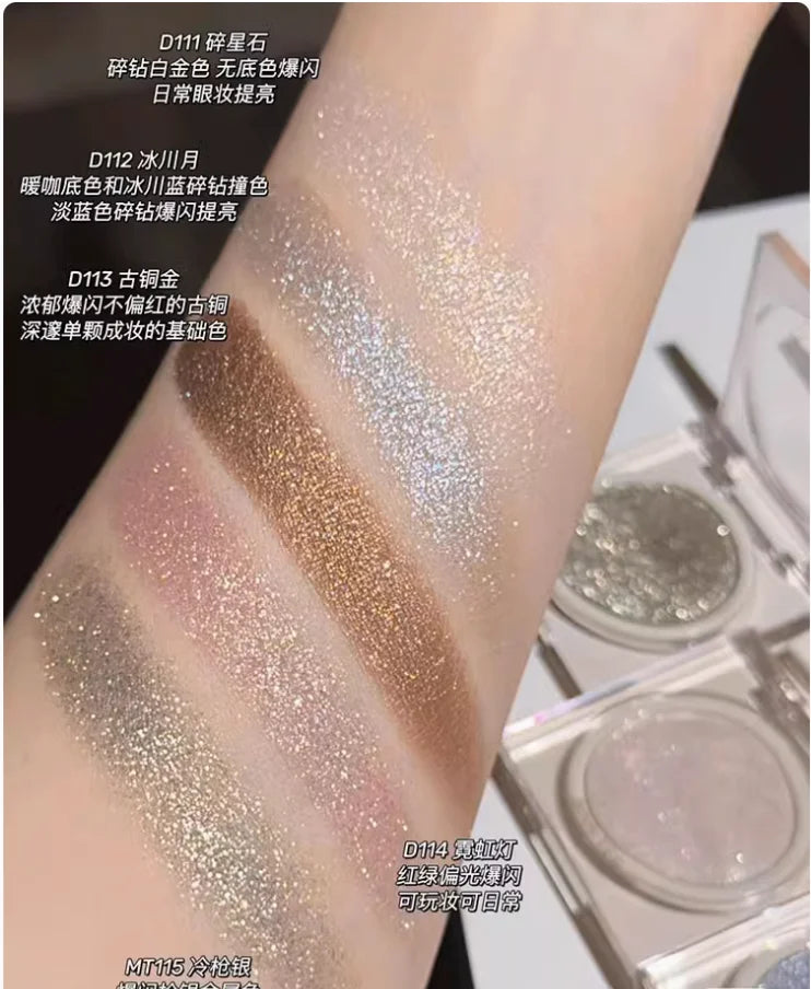 JOOCYEE Eyeshadow Single Eye Shadow Long-lasting Blusher Natural Easy Zpaxo