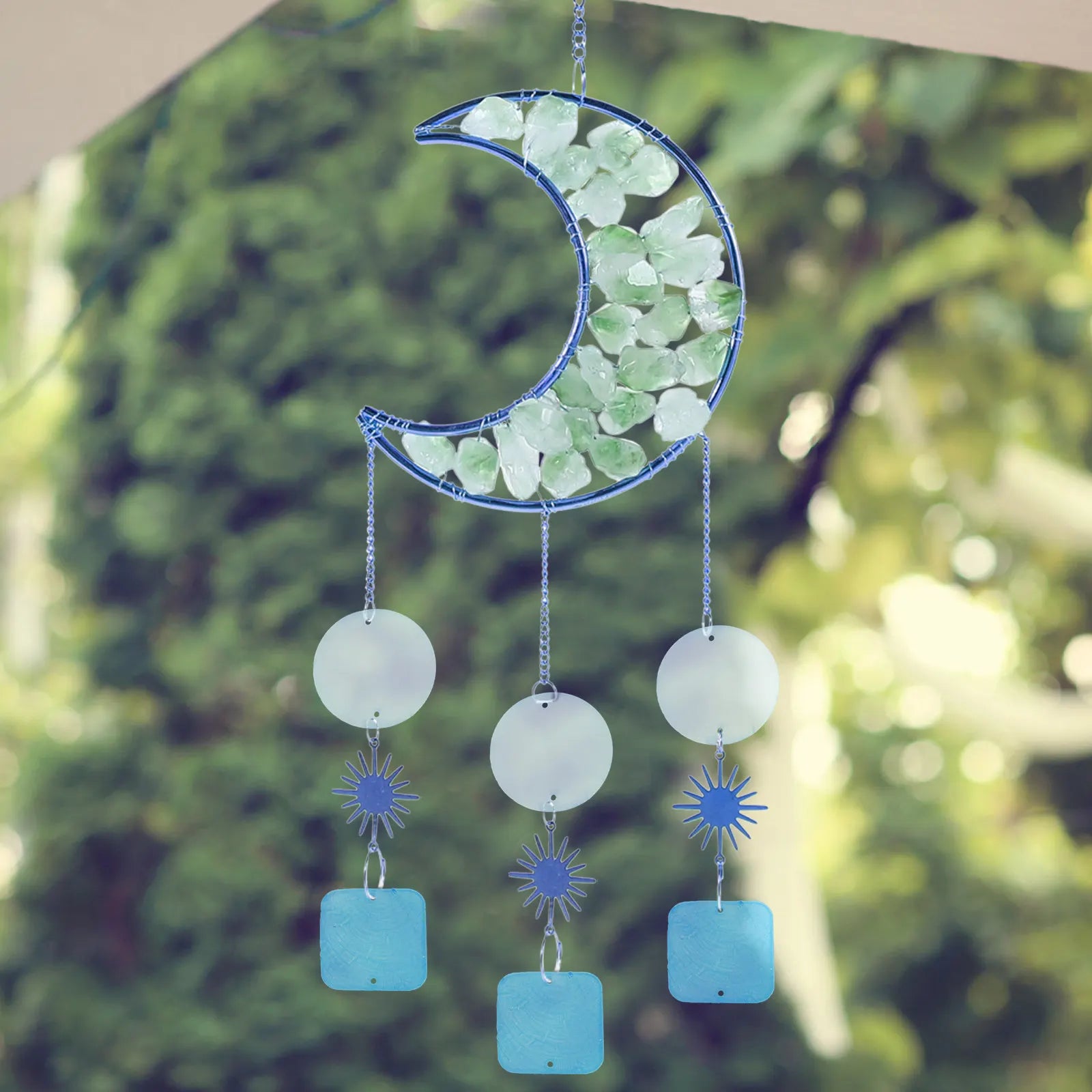Square Round Natural Shell DIY Craft Making Pendant Dream Catcher