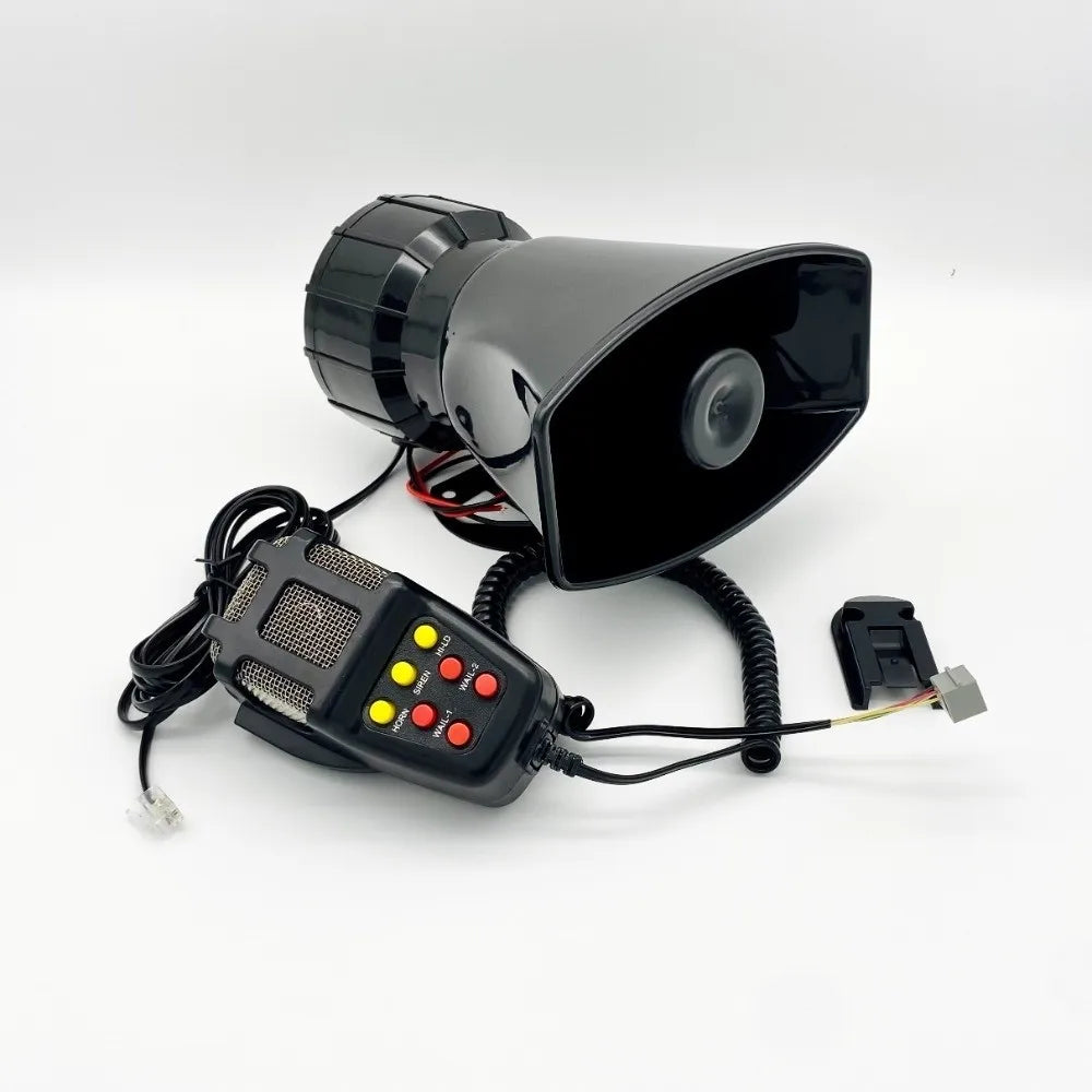 Professional 12V 7 Sound Talking Siren Air Horn Megaphone Car Speaker Zpaxo