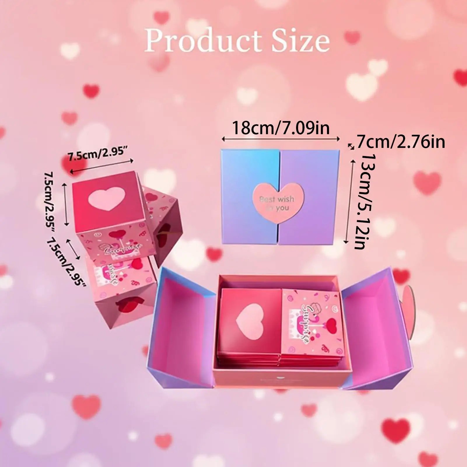 Valentines Bounce Box Confession Supplies Red Envelope Birthday