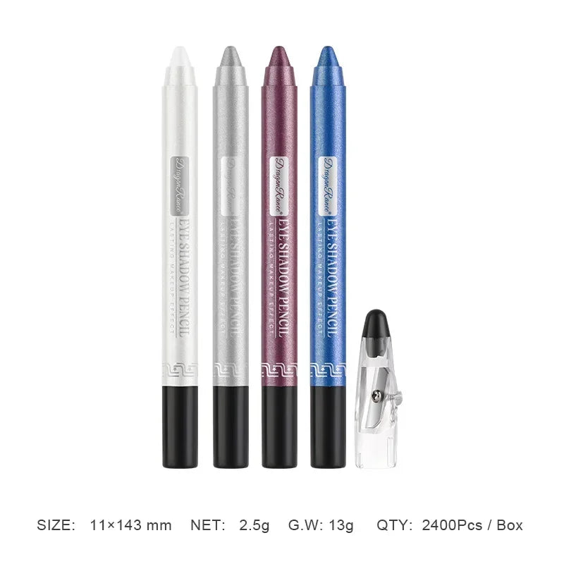 12Colors Glitter Eyeshadow Pen Long Lasting Matte Eye Shadow Palette