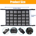 Car Strong Net Bag Load-Bearing Mesh Car Roof Storage Capacity Car Ceiling Auto Accessories Organizer Large Journey Space Saving Zpaxo 80x54cm