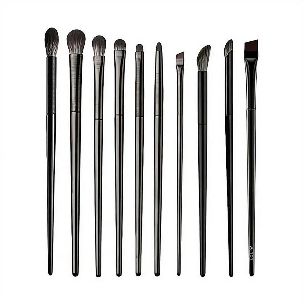 10-Piece Soft Synthetic Eyeshadow Brush Set – Blend & Shade Eyeshadow Brush Set Zpaxo