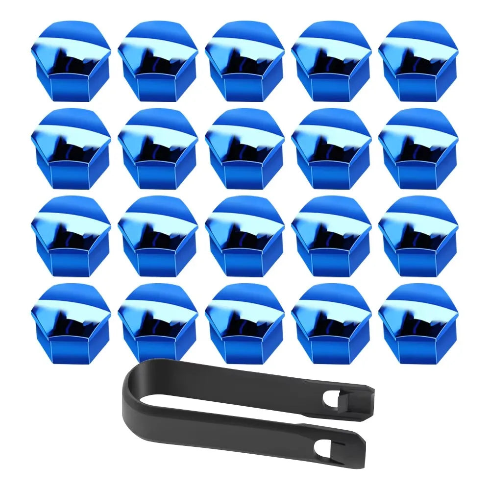 17mm Car Wheel Nut Caps – 20/40/60 Pcs Hub Bolt Covers