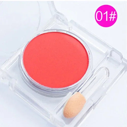 Monochrome blush Matte Natural Cheek Color Brightening Face Waterproof Facial Contouring Makeup Blush Powder Soft Makeup Zpaxo 1